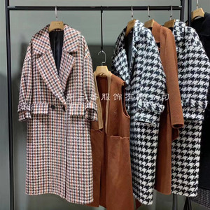 【咪嗦妮Misooni】19冬季热卖流行女装高端羊绒大衣品牌走份批发