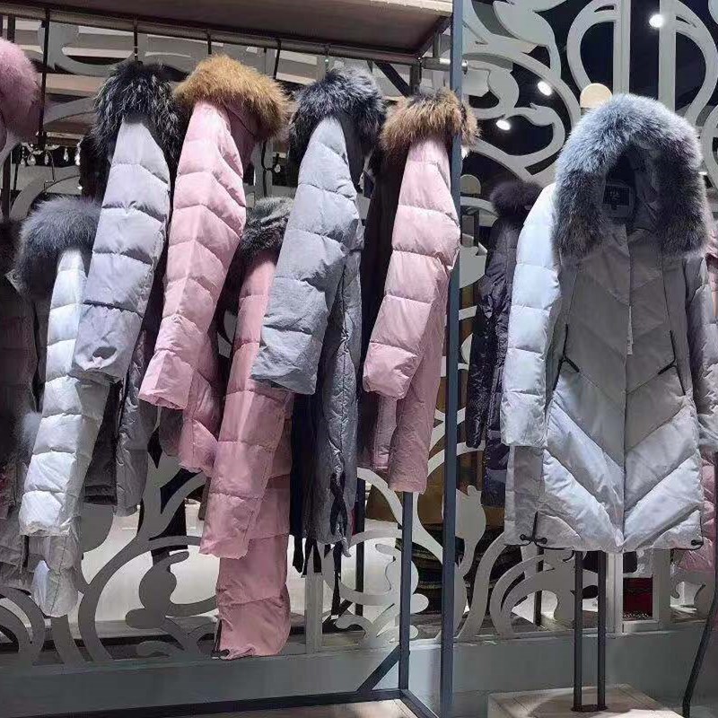 【雕牌】18冬羽绒服优雅自信女装折扣店心心念念的精品一手货源